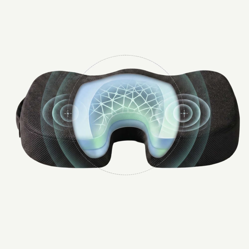 Perna ortopedica sezut memory foam, husa mesh 3D, ORTO COCCIS Mesh