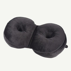Perna ortopedica sezut memory foam pliabila, husa dubla catifea/mesh