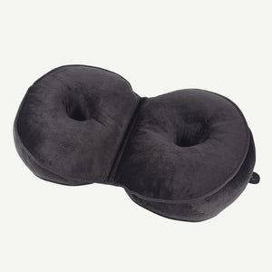 Perna ortopedica sezut memory foam pliabila, husa dubla catifea/mesh