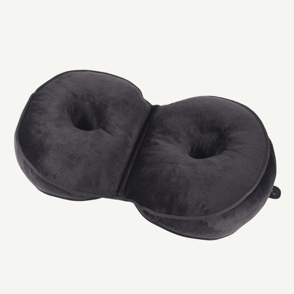 Perna ortopedica sezut memory foam pliabila, husa dubla catifea/mesh