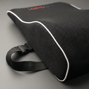 Perna lombara memory foam cu curele ORTO SPINAL, Negru – imaginea 3