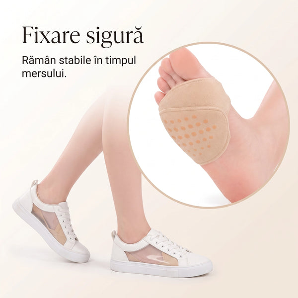 Pernute metatarsiene cu gel pentru antepicior, antialunecare, Bej – imaginea 6
