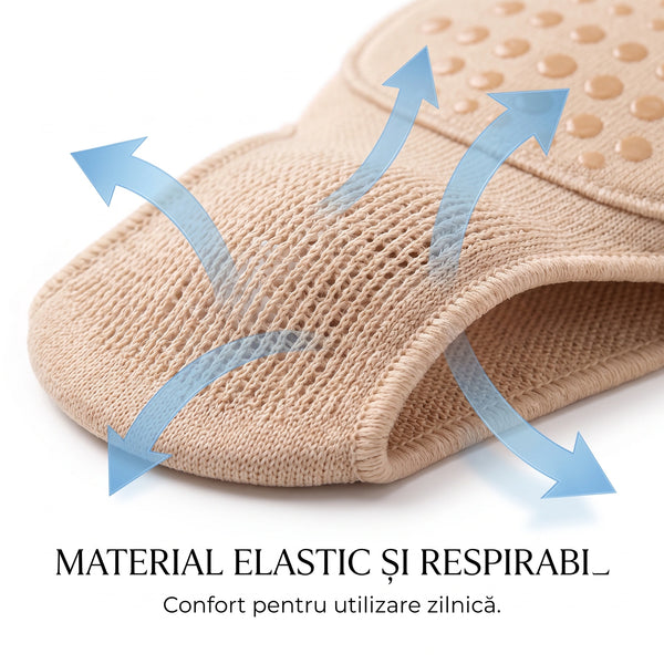 Pernute metatarsiene cu gel pentru antepicior, antialunecare, Bej – imaginea 8