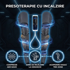 Aparatul de presoterapie cu compresie cu aer și masaj Shiatsu