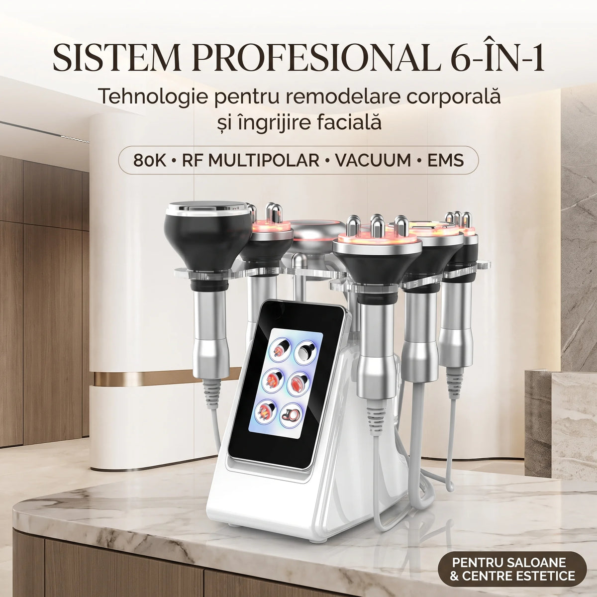 Aparat remodelare corporală și facială cu cavitație 80K, imaginea 6