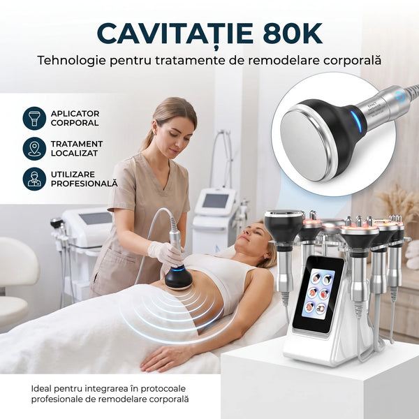 Aparat remodelare corporală și facială cu cavitație 80K, imaginea 9