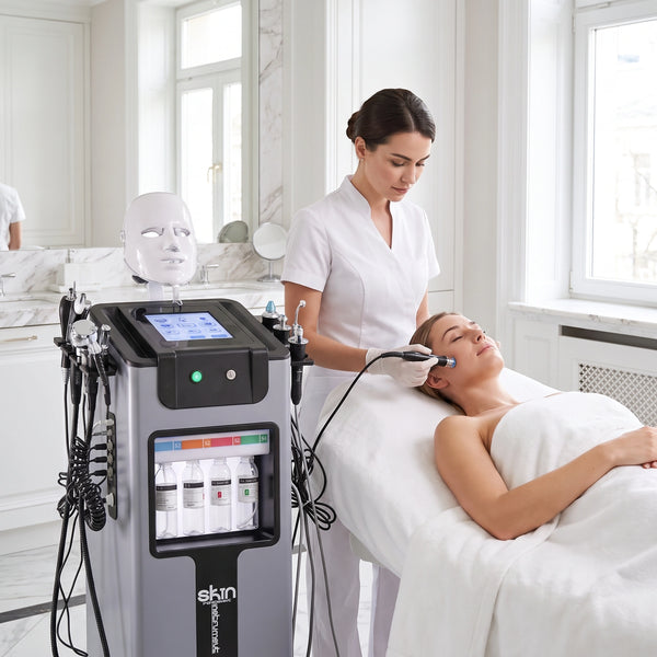 Aparat facial profesional 11 în 1 cu oxigen