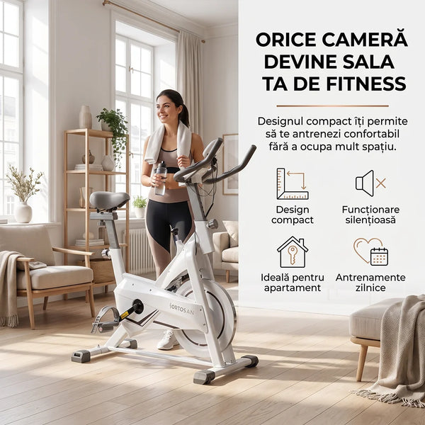Bicicletă fitness spinning Ortosan SAN290, imaginea 12