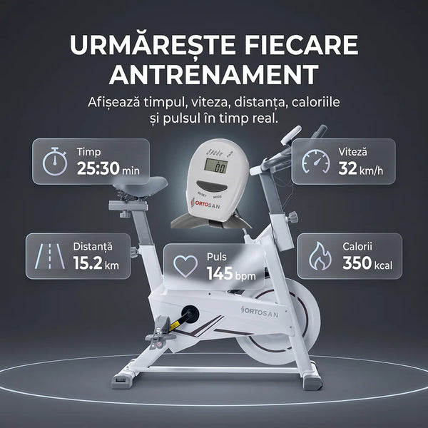 Bicicletă fitness spinning Ortosan SAN290, imaginea 7