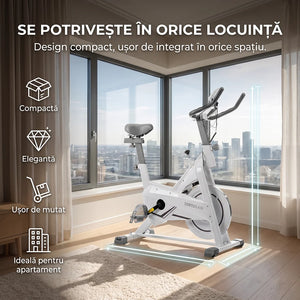 Bicicletă fitness spinning Ortosan SAN290, imaginea 8
