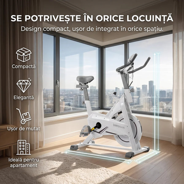 Bicicletă fitness spinning Ortosan SAN290, imaginea 8