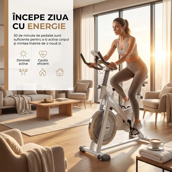 Bicicletă fitness spinning Ortosan SAN290, imaginea 9
