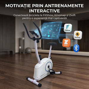 Bicicletă fitness verticală magnetică Ortosan SAN5170, imaginea 6