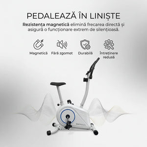Bicicletă fitness verticală magnetică Ortosan SAN5170, imaginea 7