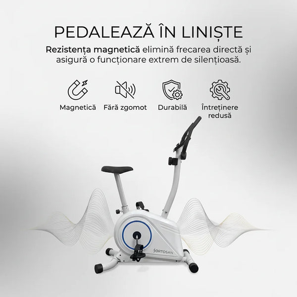 Bicicletă fitness verticală magnetică Ortosan SAN5170, imaginea 7