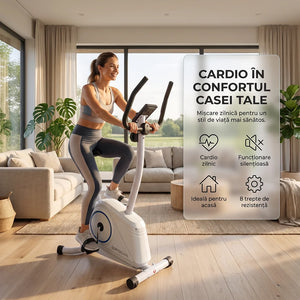 Bicicletă fitness verticală magnetică Ortosan SAN5170, imaginea 8