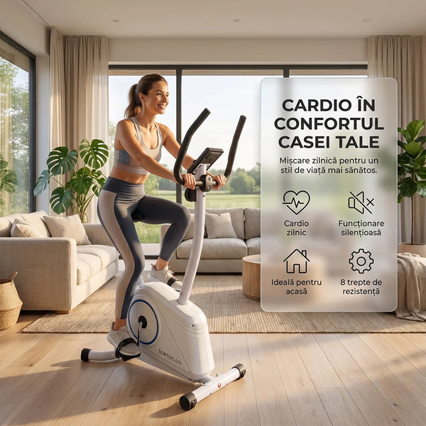 Bicicletă fitness verticală magnetică Ortosan SAN5170, imaginea 8