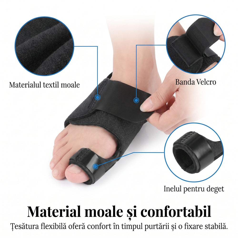 Corector monturi Hallux Valgus cu bretea flexibilă, imaginea 5