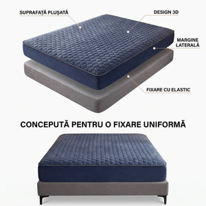 Set husă de pat plușată cu elastic, imaginea 9