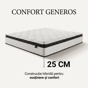 Saltea ortopedică hibridă cu arcuri individuale, imaginea 4