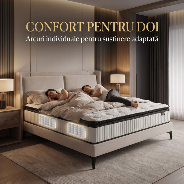 Saltea ortopedică hibridă cu arcuri individuale, imaginea 8
