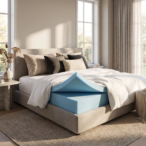 Topper saltea memory foam cu gel ELEMUSE – imaginea 7