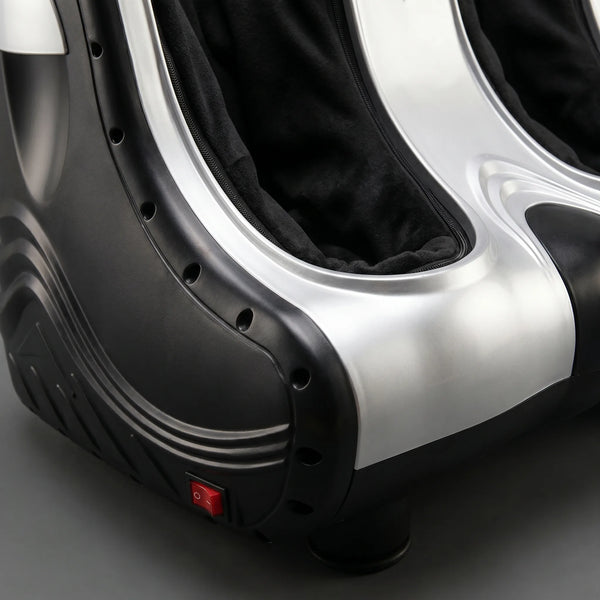 Aparat masaj picioare si gambe Shiatsu, airbaguri 360° si incalzire, Gri/Negru – imaginea 2