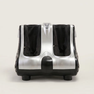 Aparat masaj picioare si gambe Shiatsu, airbaguri 360° si incalzire, Gri/Negru