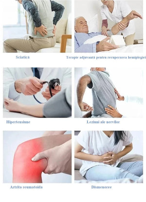 Aparat de masaj bioelectric DDS de joasa frecventa, pentru ameliorarea durerii, detoxifiere, relaxarea meridianelor, Dispozitiv de electroterapie, Fizioterapie – imaginea 3