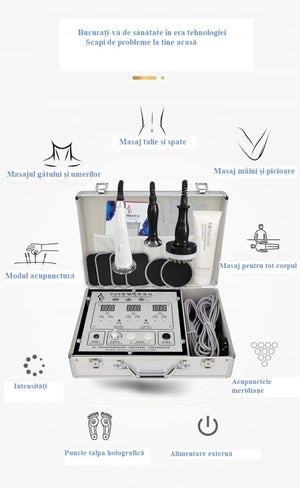 Aparat de masaj bioelectric DDS de joasa frecventa, pentru ameliorarea durerii, detoxifiere, relaxarea meridianelor, Dispozitiv de electroterapie, Fizioterapie – imaginea 4