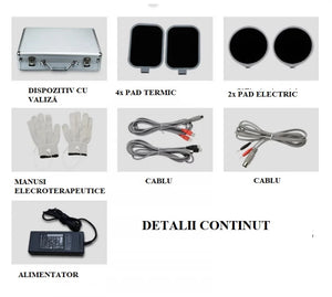 Aparat de masaj bioelectric DDS de joasa frecventa, pentru ameliorarea durerii, detoxifiere, relaxarea meridianelor, Dispozitiv de electroterapie, Fizioterapie – imaginea 7