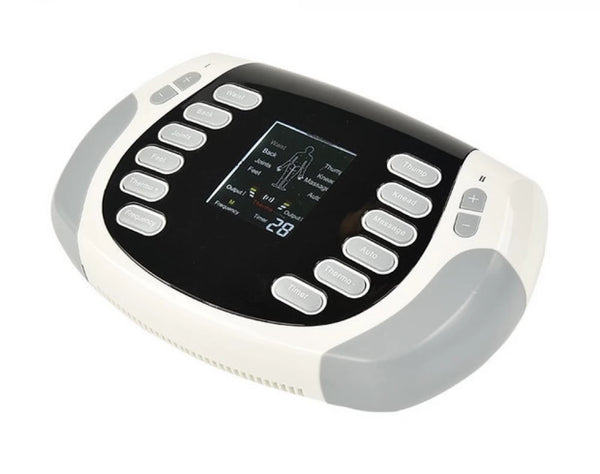 Aparat fizioterapie TENS, 15 intensitati, 8 moduri de masaj, Ecran LCD, terapie cu incalzire si electrostimulare – imaginea 4