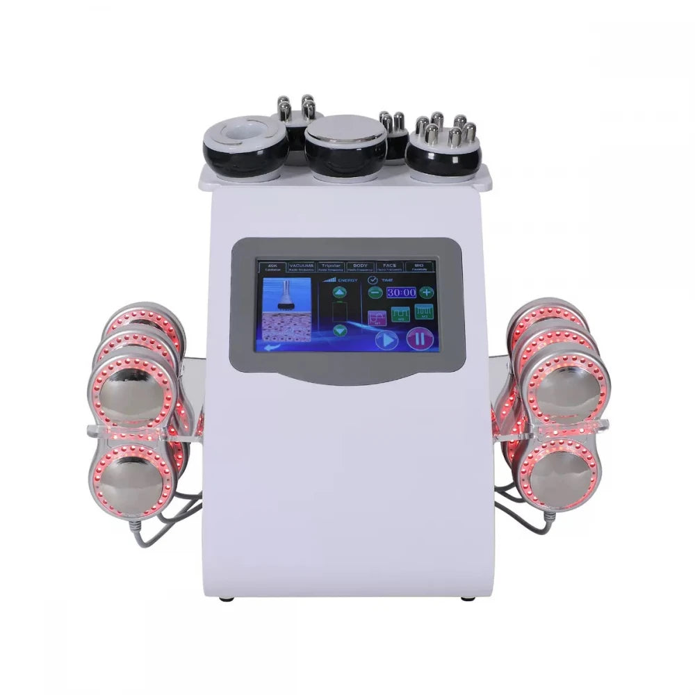 Aparat remodelare corporala si faciala 6-in-1: Cavitatie 40K, RF, Vacuum, Lipo Laser, EMS