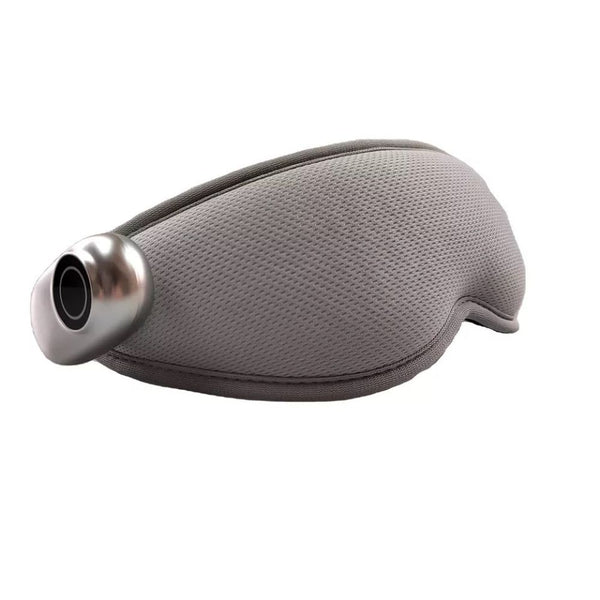 Masca masaj ochi cu vibratii si compresa cald/rece 4-in-1, Gri