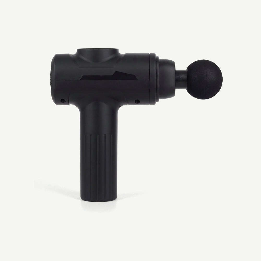 Pistol de masaj corporal negru cu cap rotund