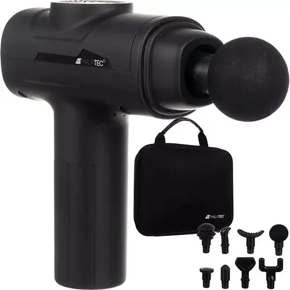 Set pistol de masaj cu 8 capete si husa de transport