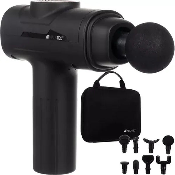 Set pistol de masaj cu 8 capete si husa de transport
