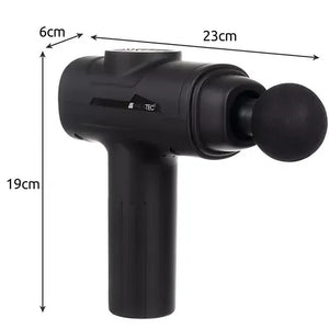 Dimensiuni pistol de masaj: 23 x 6 x 19 cm