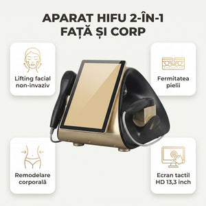 Aparat HIFU 2 în 1 față și corp, beneficii principale