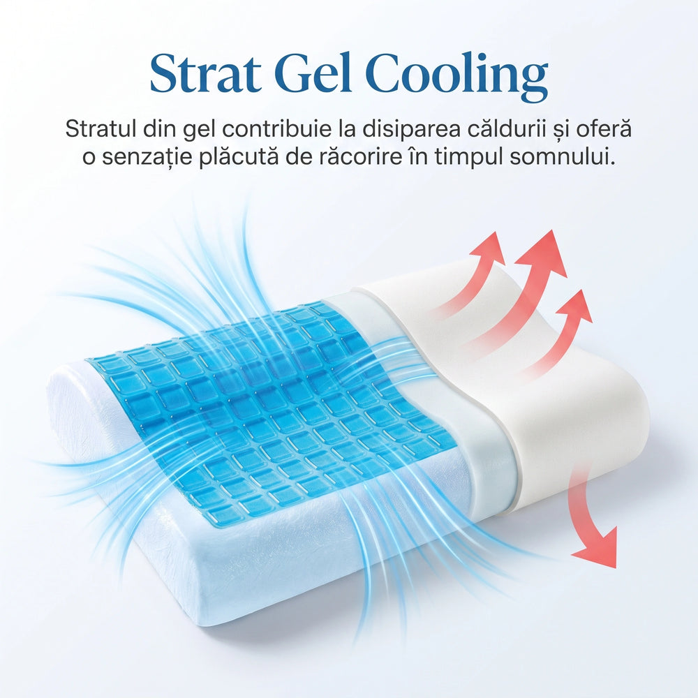 Perna CERVI-SAN Gel cu husă detașabilă
