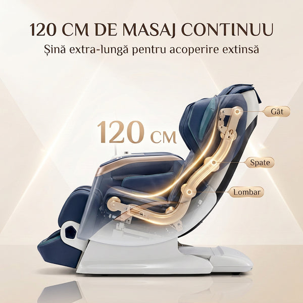 Incalzire lombara si gambe, ecran tactil si Bluetooth