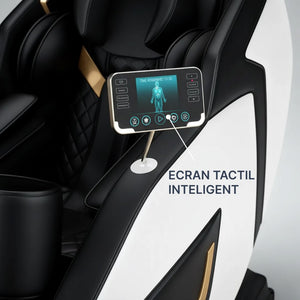 Incalzire pe spate si pulpe, ecran LCD tactil si Bluetooth