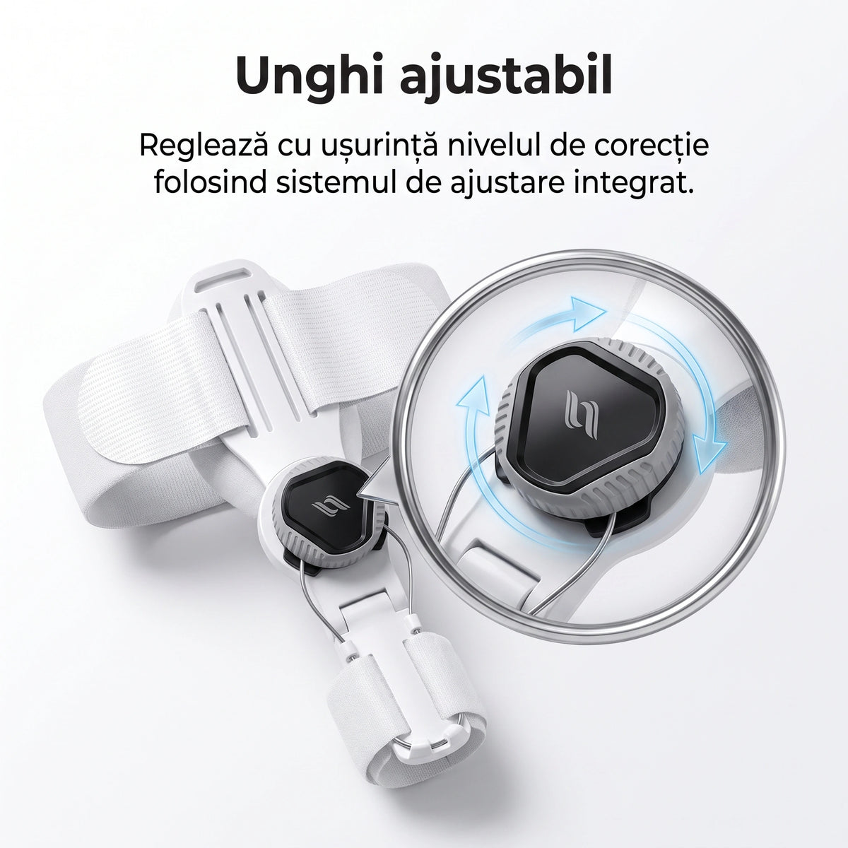 Corector monturi (Hallux Valgus) reglabil, cu unghi ajustabil si perna silicon, Unisex – imaginea 3